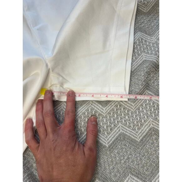 Boston Proper Twill Pull-On Five Inch Shorts in Pure White Size 8 preppy beachy - Picture 11 of 13